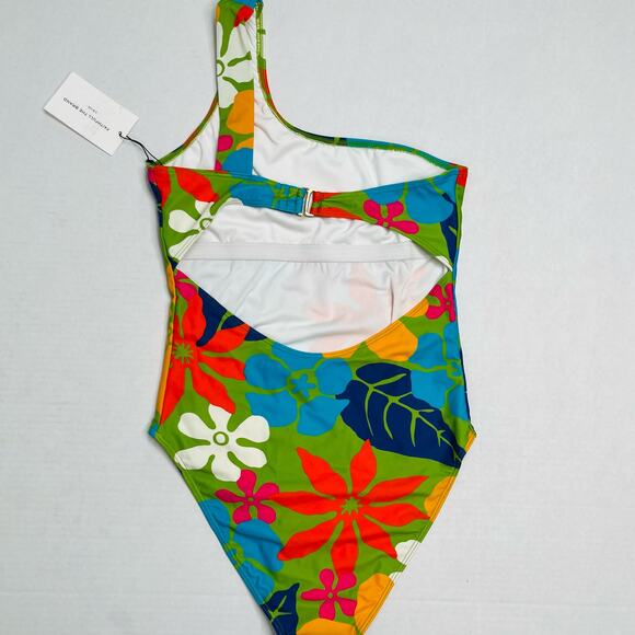 Revolve Faithfull the Brand Aurea One Piece Swimsuit Multi Floral 4/Small NWT - Picture 6 of 11